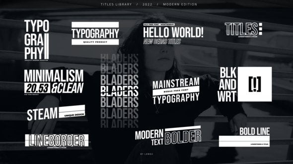 Modern Typography Titles | DaVinci Resolve
