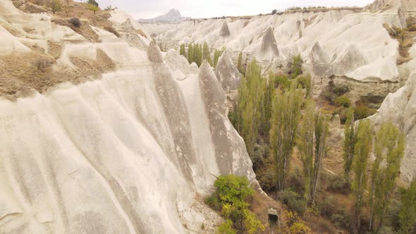 Aerial View Cappadocia Landscape