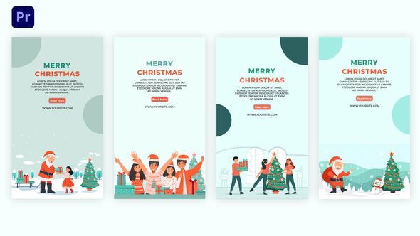 Happy Merry Christmas Instagram Story Template
