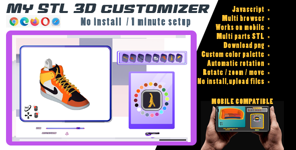 My STL 3D customizer