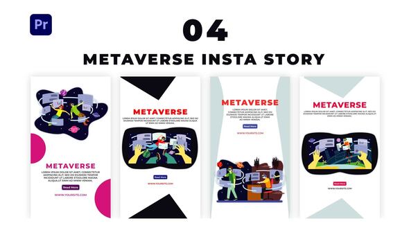 VR Goggles Metaverse Instagram Story Template