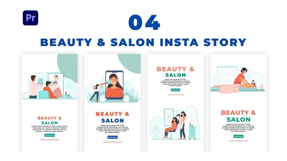 Beauty and Salon Instagram Story Template