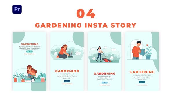 Home Gardening Instagram Story Template