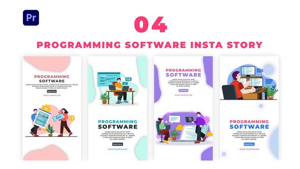 Programming Software Instagram Premiere Pro  Story Template
