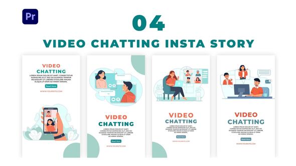 Social  Media Video Chatting Instagram Story