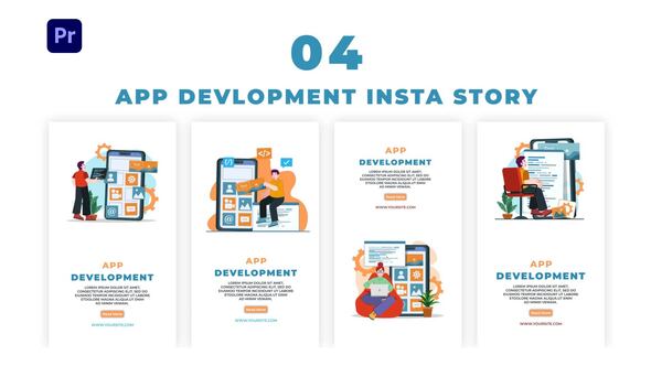 Mobile App Development Instagram Story