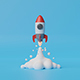 Rocket launch - 3DOcean Item for Sale