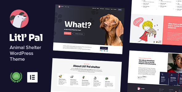 Litl' Pal - Animal Shelter & Charity WP Theme