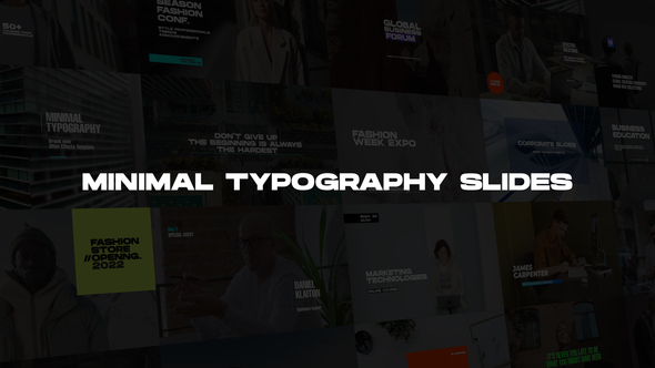 Minimal Typography Slides alt