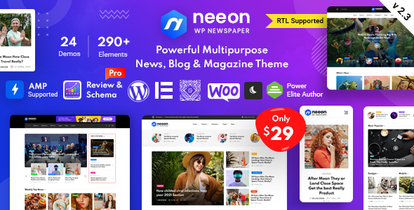 Neeon – WordPress News Magazine Theme