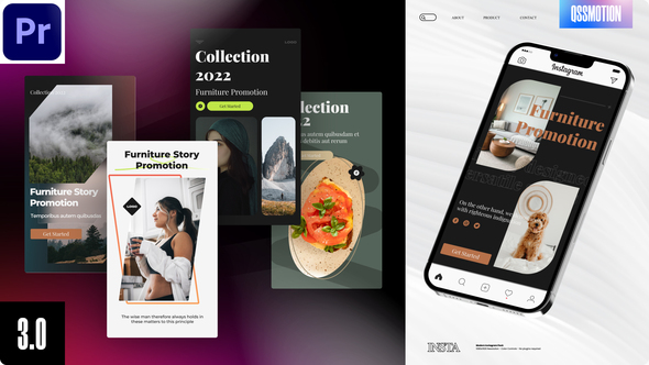 Promotional Instagram Stories 2.0 For Premiere Pro