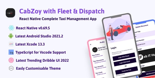 CabZoy Taxi - Complete Taxi Solution with Dispatch & Fleet Management