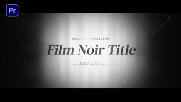 Film Noir Title Credits