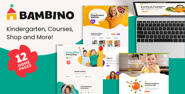 Bambino - Child & Baby Care WordPress Theme