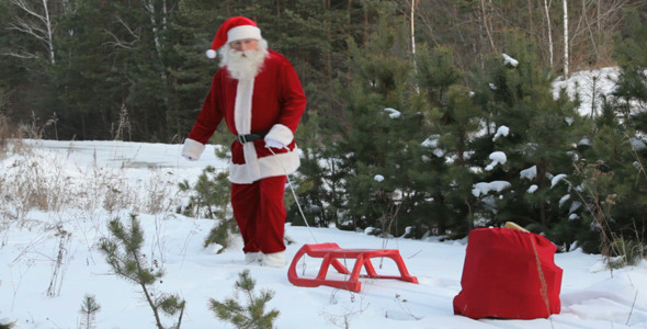 Santa Losing Sack alt