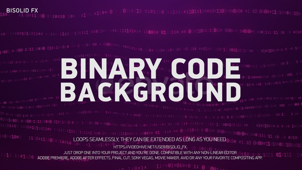 Binary Code Background