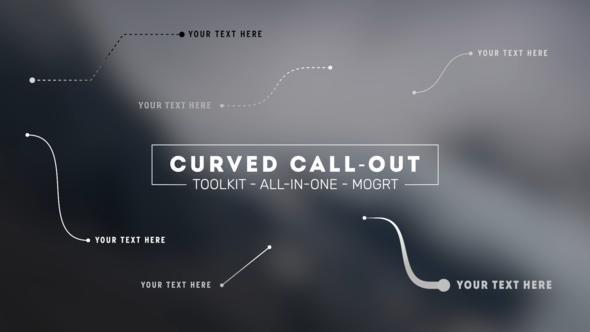 Curved Line Call Out Toolkit Overlay