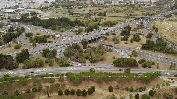 Road Junction Cloverleaf Interchange