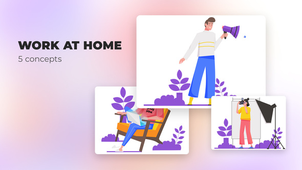 Work at home - Flat concepts alt