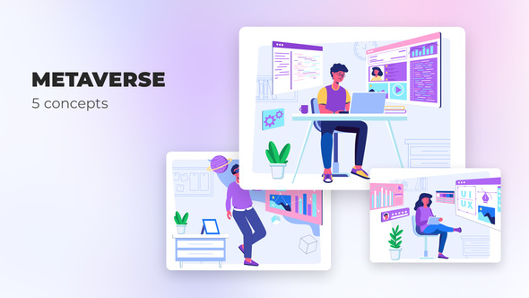 Metaverse - Flat concepts alt