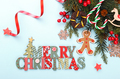 Merry Christmas wooden letters - PhotoDune Item for Sale