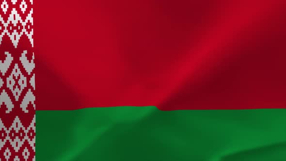 Belarus Waving Flag 4K Moving Wallpaper Background