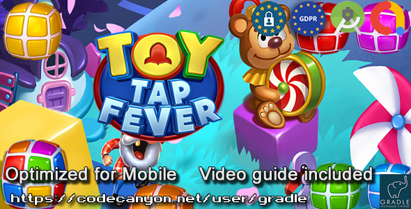 Toy Tap Fever (Admob + GDPR + Android Studio)