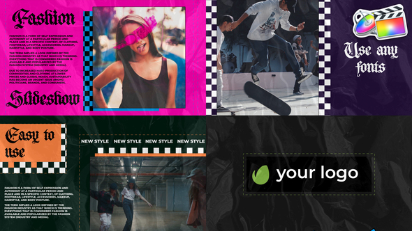 Colorful Fashion Slideshow | FCPX alt