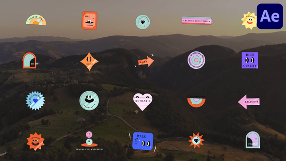 Comic Titles | After Effects alt