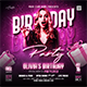 Birthday Party Flyer | DJ Party Flyer - GraphicRiver Item for Sale