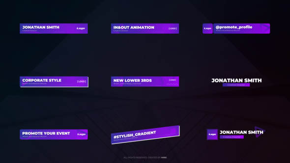 Lower Thirds: Corporate alt