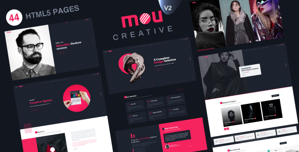 Mou - Creative Portfolio & Agency HTML5 Template