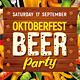 Oktoberfest Beer Party - GraphicRiver Item for Sale