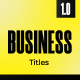 Business Titles - VideoHive Item for Sale