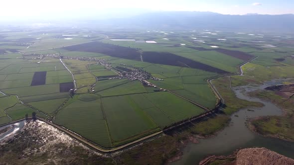 Marshlands Converted Into Agricultural Lands