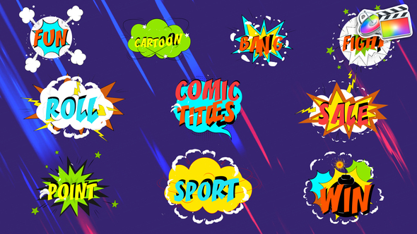 Comic Titles | FCPX alt