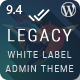 Legacy - White label WordPress Admin Theme - CodeCanyon Item for Sale