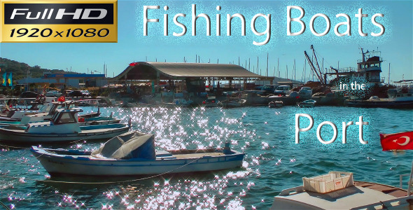 Fishing Boats In The Port FULL HD
