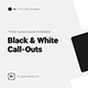 Black & White Call Outs l MOGRT for Premiere Pro - VideoHive Item for Sale