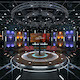 Virtual TV Studio Entertainment Set 3 - 3DOcean Item for Sale