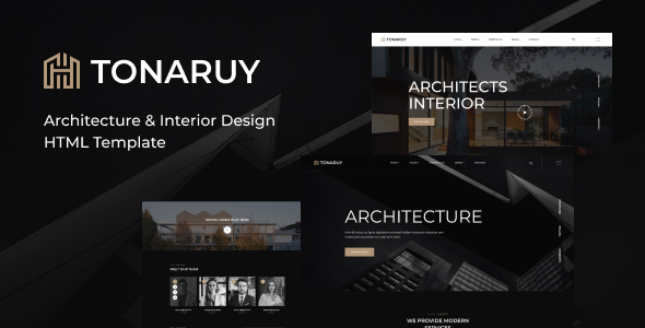 Tonaruy - Architecture & Interior Figma Template