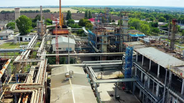 Industry Zone Factory Technology Pump Area Chimney