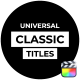 Classic Titles | Lower Thirds | FCPX - VideoHive Item for Sale