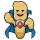Ginger Superhero Mascot - GraphicRiver Item for Sale