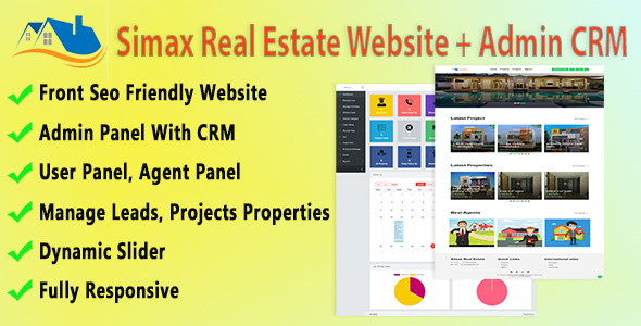 Simax Real Estate CRM in Dot Net Core