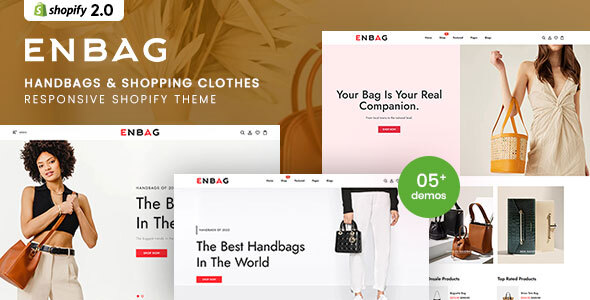 Enbag - Tema Shopify 2.0 para bolsos y ropa de compras