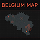 Belgium Map and HUD Elements - VideoHive Item for Sale