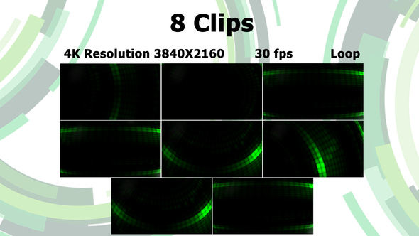Technology Background With Digital Curve Signal Animation