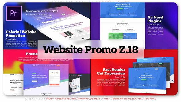 Colorful Website Promotion Z18
