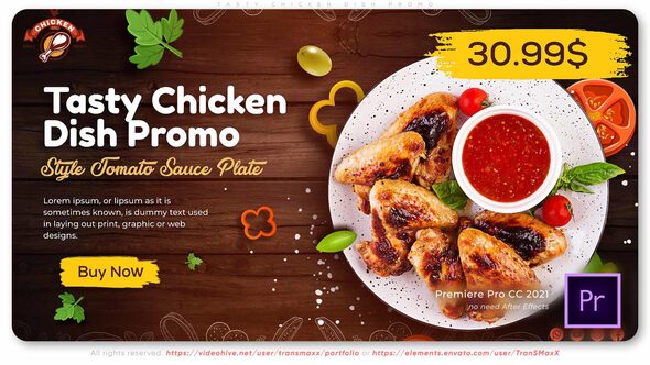 Tasty Chicken Dish Promo